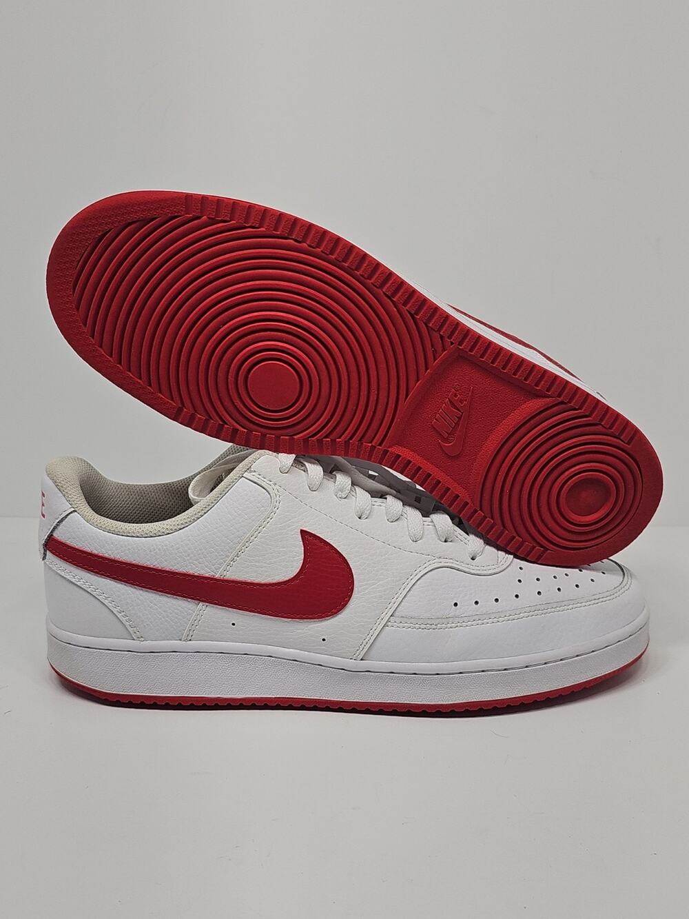 Nike Court Vision Low University Red White Mens Size 11 (CD5463-102)